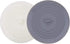 Tub Stopper 2 Pack, 6 inches Large Silicone Drain Plug Hair Flat Suction Cover for Kitchen Gadgets Bathroom Accessories and Laundry 6" White&gray -