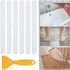 30 PCS Non Slip Shower Stickers, Safety Adhesive Strips Treads for Bathroom Floor Tub Stairs Ladders Pools Boats, Bathtub Appliques Adults & Kids with Scraper (Clear) Clear -