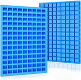 Square Silicone Candy Molds - Mini for Hard Candy, Chocolate, Gummy, Caramel, Ganache, Ice Cubes (2)