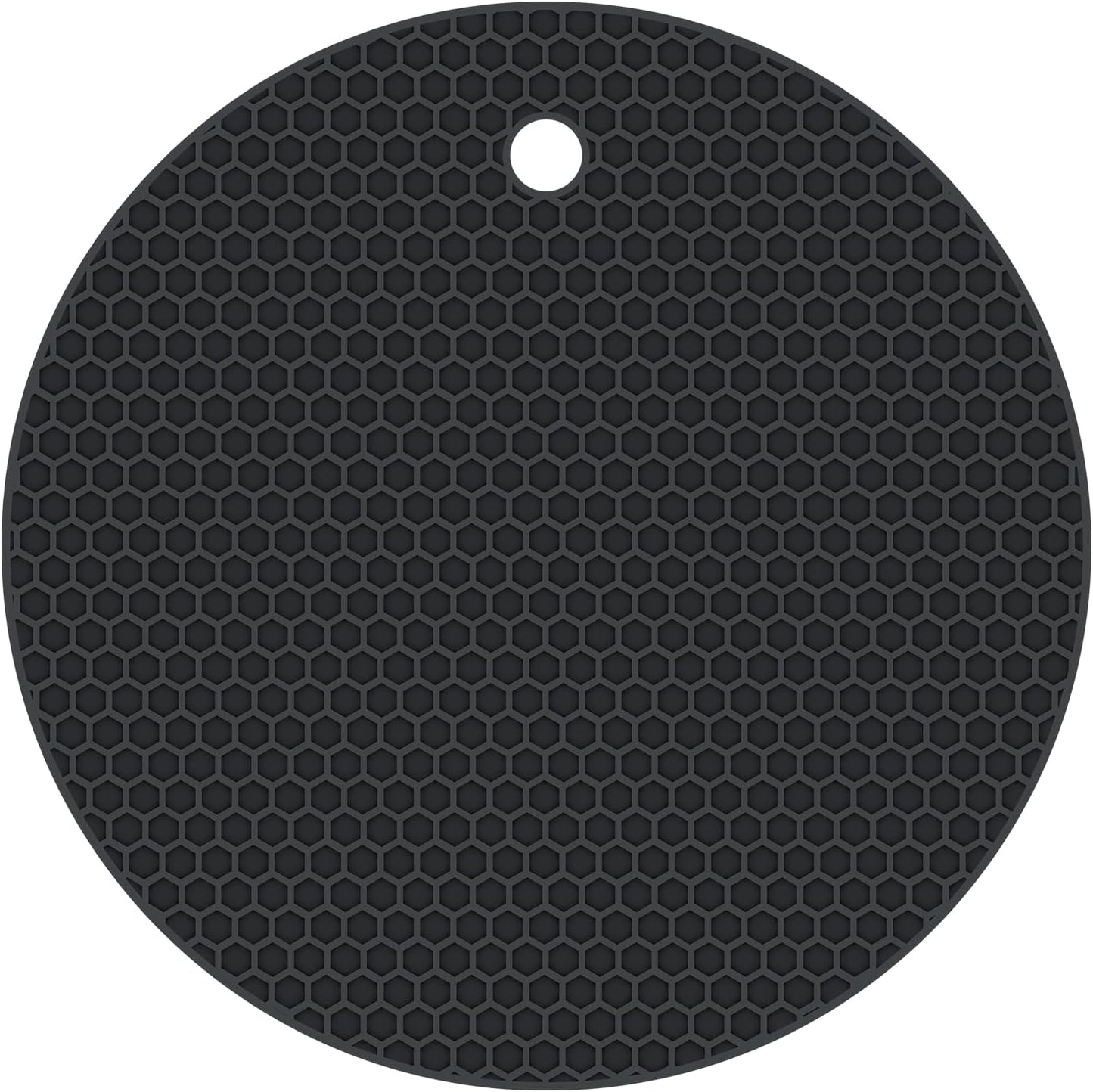 1 Pack Round Silicone Trivet - Hot Plate Mat, Robust Non Slip Coasters Trivets Heat Resistant Mat Pads for Kitchen