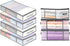 4 Packs Under Bed Storage Containers Bins-55L, 3-Pack Clothes Bags-35L -