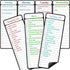 7-Piece Magnetic Dry Erase to-Do List White Board, 4&