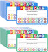 Punch Cards for Classroom, 240 Pack Kids Behavior Reward Cards, Incentive Card kids, Business, Students, Teachers, 2 Styles -