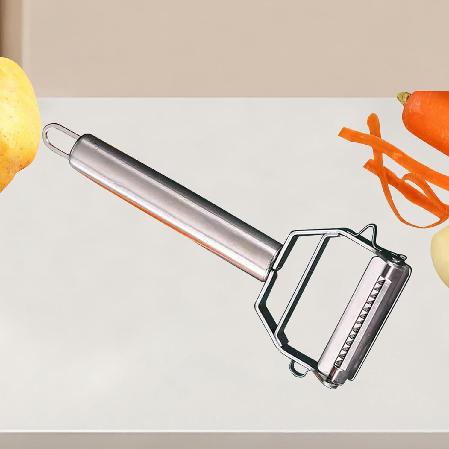 Multi-Purpose Vegetable Peelers,Y-Shaped Stainless Steel Peelers for Kitchen, Potato Peelers,Durable Non-Slip Handle -