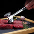 Meat Tenderizer Mallet Stainless Steel, Premium Hammer with Comfortable-Grip Handle, Kitchen for Chicken, Conch, Veal Cutlets, Beef & Steak, Pounder Flattener -
