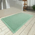 Upgraded Waffle Bath Mat, Super Absorbent Non Slip Mats for Bathroom Floor, Machine Washable Rugs with Tassels, Rubber Backed Mats, Ultra Soft, 17" x 24", Sage -