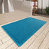 Upgraded Waffle Bath Mat, Super Absorbent Non Slip Mats for Bathroom Floor, Machine Washable Rugs with Tassels, Rubber Backed Mats, Ultra Soft, 17" x 24", Teal -