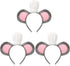 3 Pcs Mouse Headband with Chef Hat Cartoon Costume for Halloween Cosplay Party Decoration -