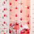 10 Pcs Paper Crane Hanging Garlands Premade Origami Cranes on String Kit Folded Bird Streamers for Japanese Asian Party Decorations Home Family Bridal Shower Supplies(Red) -