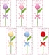 6 Sets Graduation Crochet Gifts for Teacher Bulk Positive Handmade Tulip Flower Thank You Helping Me Grow Appreciation Week Gift Women Men Educator -