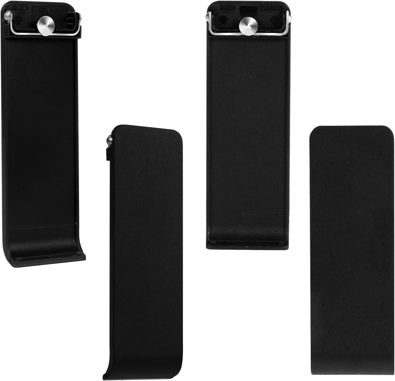 4pcs Back Stand for Nintendo Switch, Replacement Kickstand Shell Holder Compatible with Switch Console (Black) -