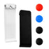 2pcs Back Stand for Nintendo Switch, Replacement with 4pcs Thumb Grips Switch Kickstand Console (Black, White) [video game] -