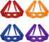 4pcs Turtle Eye Masks, Funny Halloween Masquerade Costume Mask for Kids Adults Turtles Party Decorations Birthday Cosplay Dress up Supplies -