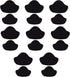 16pcs Shoe Heel Repair, Self-Adhesive Hole Repair Patch Inner Back of Pads Cushion Inserts Inside Sneaker Patches Kit Accessories for Women Boot Sport (Black) -