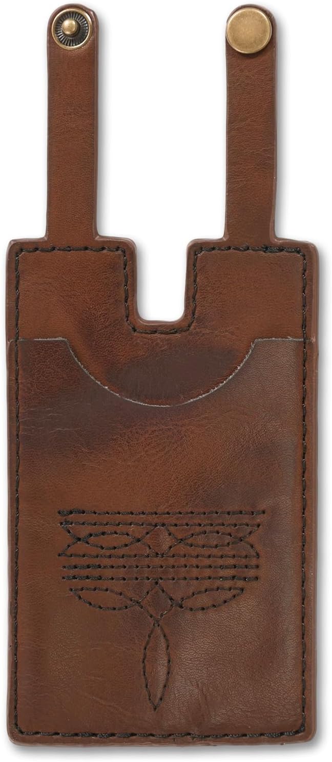 Western Boot Wallet, 2025 Fashion Leather Wallet Ultra Thin Credit Card Holder for Women (Brown) -