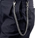 Pants Chain, Heavy Duty Stainless Steel Wallet Chain with Lobster Clasp Hip Hop Pocket Keychain Stylish Punk Gothic Accessory for Men & Women (Silver) -