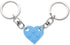 Heart Keychain Set, 2pcs Matching Couple Keychains Small Decorations for Party, Valentine&