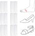 6 Pairs Sandal Strap Cushion Strips, Transparent Self-Adhesive Heel Liners Anti-Slip Pads for Shoes Too Big Slipping Rubbing -