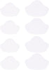 8pcs Shoe Heel Repair, Self-Adhesive Fabric Patches for Holes Inside Sneaker Protector Kit Cushion Grip Inserts Sport Boot Mesh Shoes (White) -