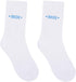 White Blue Bride Socks, Soft Cotton Bridal Socks to Gift Essentials Decorations for Women Wedding -