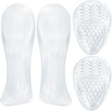 Weight Shifting Insoles for High Heels, Gel Soft Heel Inserts Self-Adhesive Anti-Slip Transparent Shoe Women -