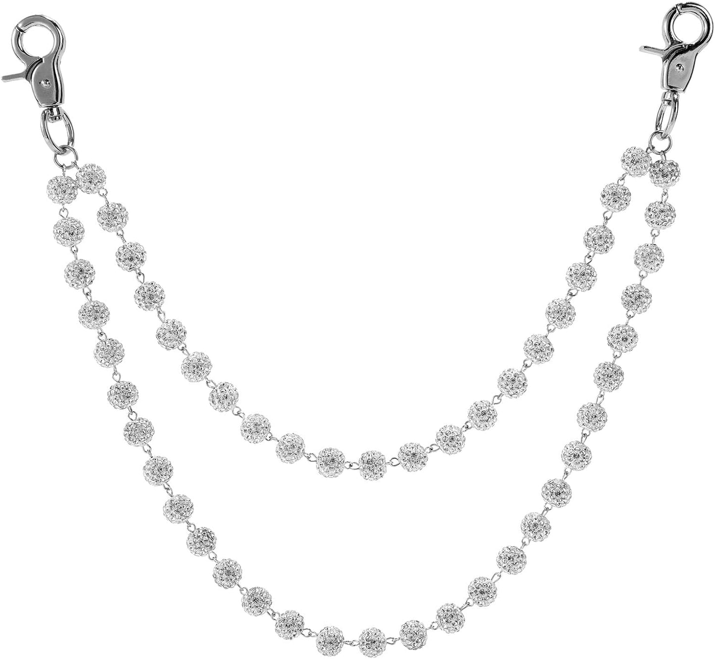 Rhinestone Pants Chain, fashionable and exquisite men's women's jewelry accessories belt chain clothing -