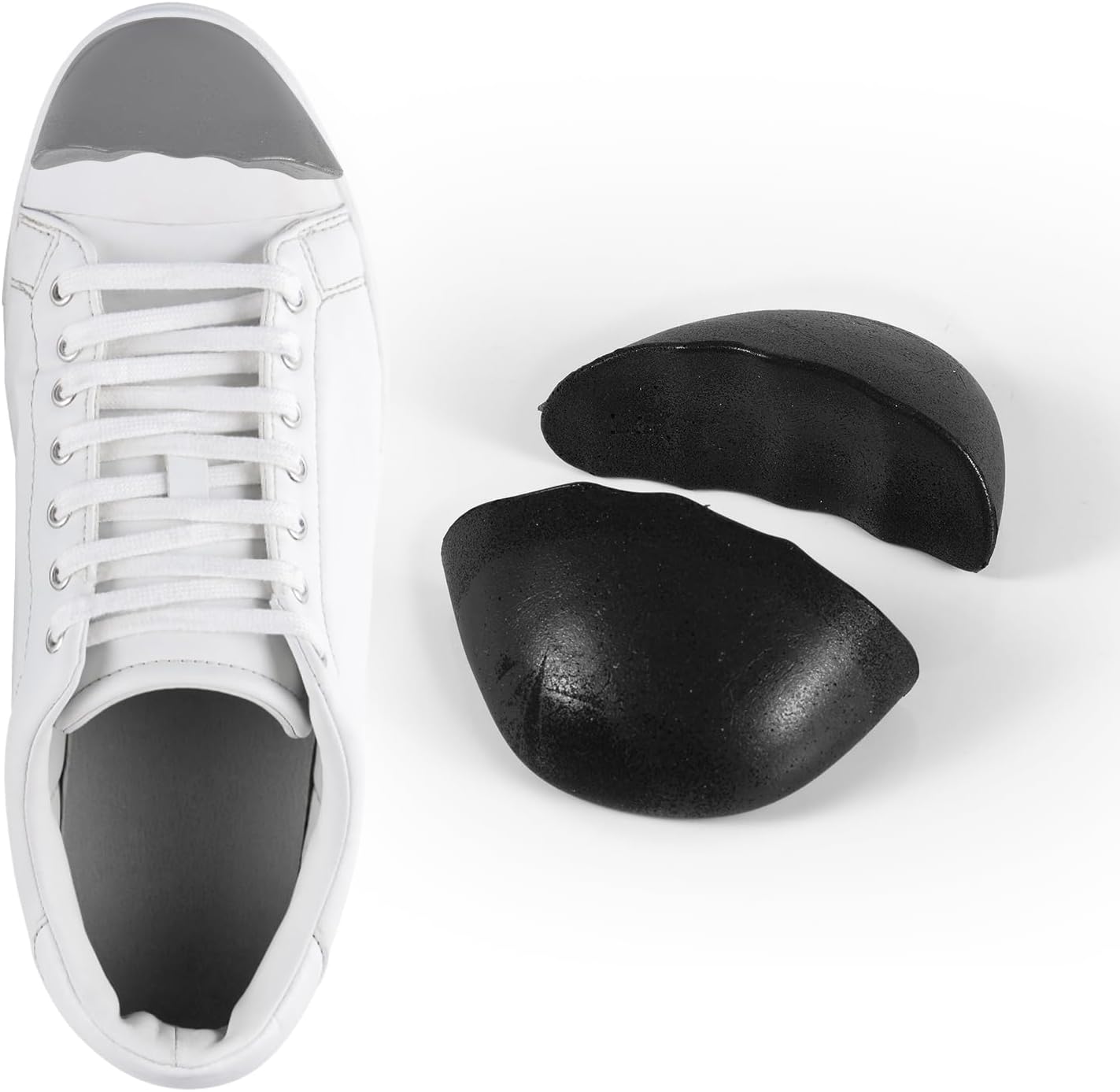 Shoe Filler for Too Big Shoes, Toe Insert to Make Boot Fit Tighter Fillers Cushion Inserts Loose Boots Men and Women (Size L, 2.83x1.57 Inch) - Size Inch