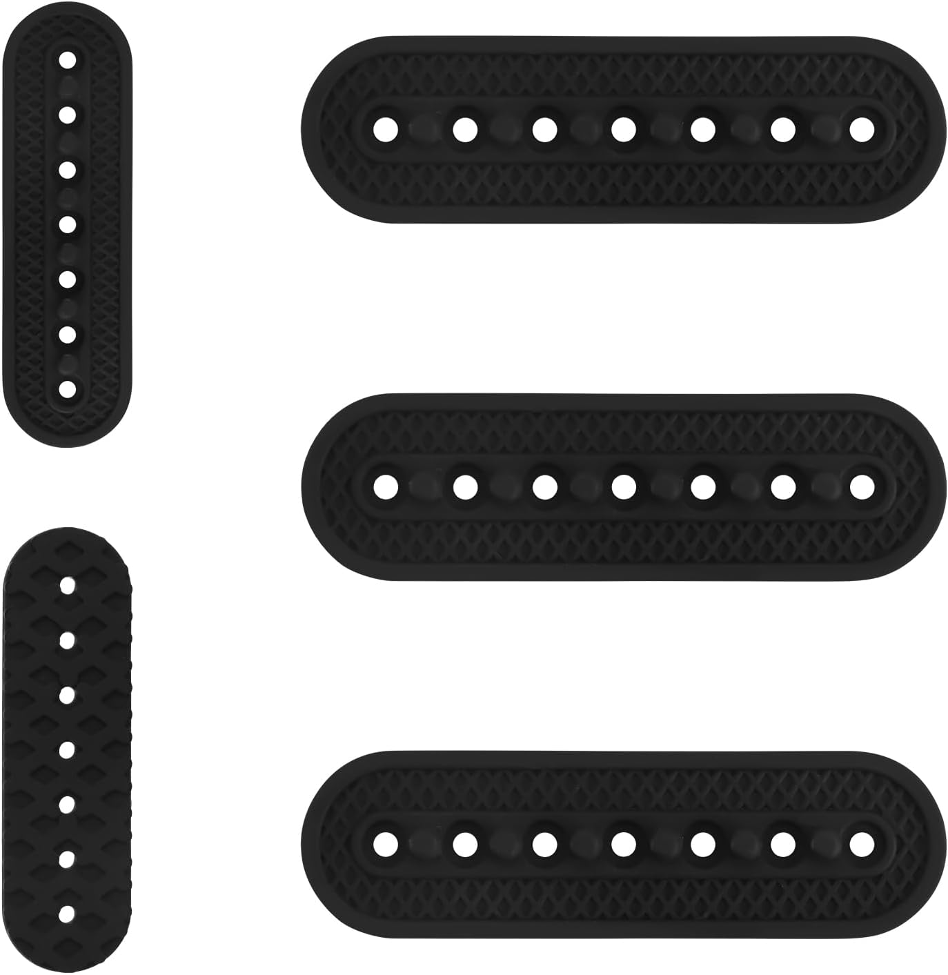 3pcs Hat Extender with Holes, Reusable Cap Size Adjustable Strap Replaceable Straps Snapback Snap for Hats Women Men(Black) -