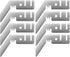 8PCS 3inch Double Crossbar Hanger Backdrop Valance for Pipe and Drape Stand -