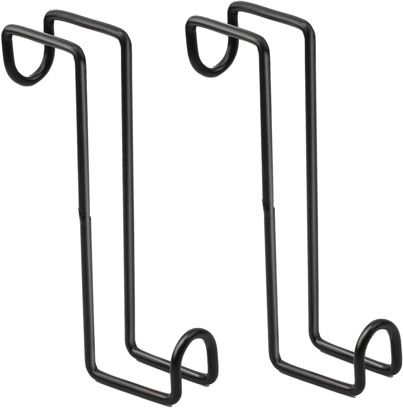 2Pack 8 Inch Tack Hook,Heavy Duty Metal Over Rail Hooks Stall for Hanging Horse Bridles Halters and Buckets -