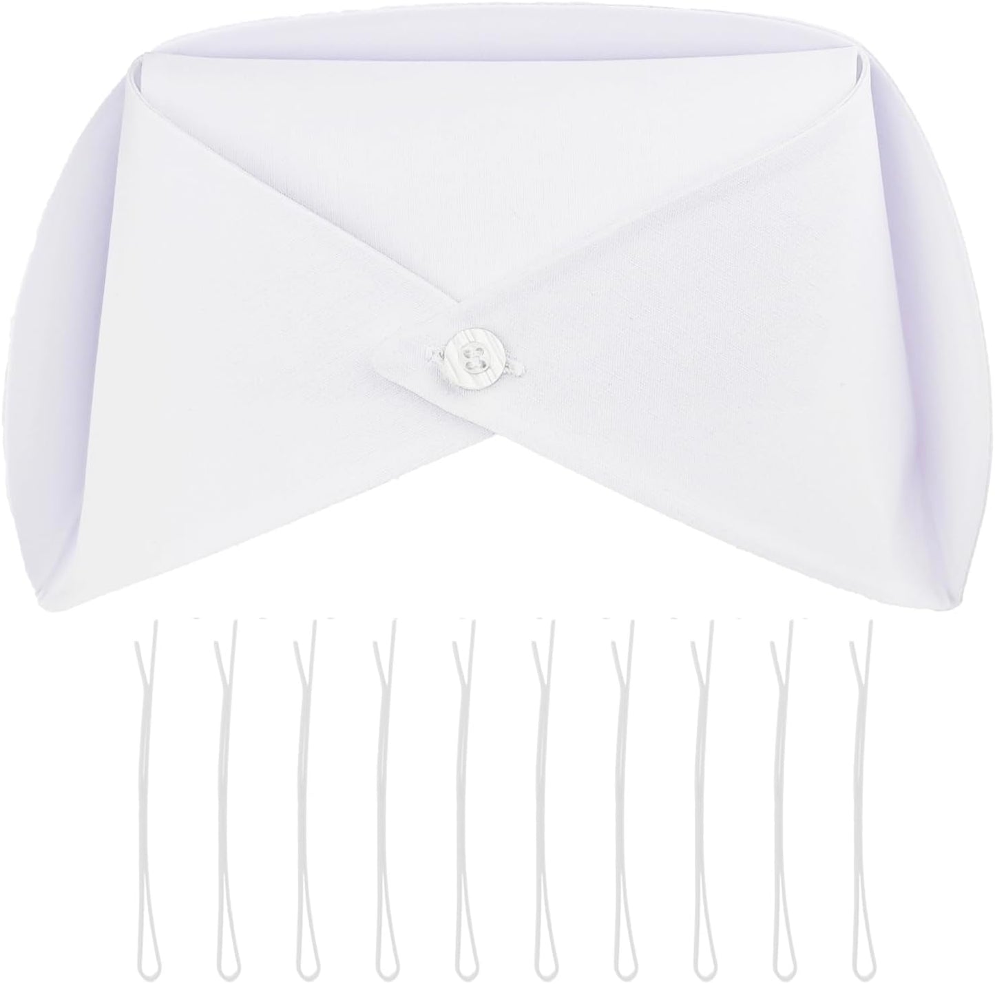 1/3/5/10 Pack White Nurse Hat Headband Cap Costume and 10 Pins 