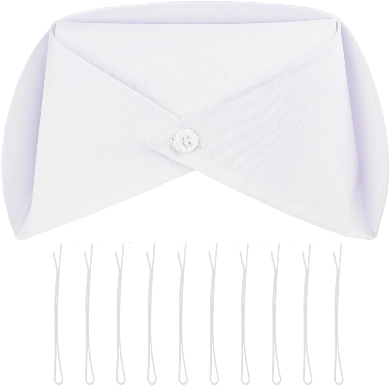 1/3/5/10 Pack White Nurse Hat Headband Cap Costume and 10 Pins 