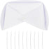 1/3/5/10 Pack White Nurse Hat Headband Cap Costume and 10 Pins 