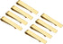 Skinny Tie Clips, Stainless Steel Clips for Men Wedding Gold -