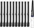 Water Bottle Lanyard, Adjustable Holder Shoulder Strap with Ring Buckle Carrier Clips for Walk Outdoor Black -