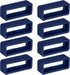 Watch Band Holder Loop, Universal Silicone Replacement Strap Keeper Parts for Smart Sport Deep Blue 22mm