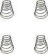 4 Pack 304 Stainless Steel Universal Quick Release Bike Wheel Skewer Springs 