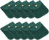 Jewelry Pouch, 20 Pack 3 x Inch Soft Velvet Pouches with Snap Button Portable Storage for Rings Necklace Bracelet Earring Watch, Dark Green -
