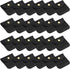 3x3 Inch Velvet Jewelry Pouches, 24 Pcs Packaging Gift Bags with Snap Button for Bracelet Necklace Rings Watch, Black -