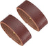 Leather Loop Keeper, Loops Belt Keeper Retainer Straps Replacement, Reddish Brown 1.5"/1.6"