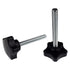 2 Pack M8 x 60mm (5/16" 2-3/8") Thread Replacement Star Hand Knob Tightening Screw 