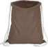 Cotton Drawstring Bags, Backpack Foldable Sports Gym Bags for Women Men Trip, Brown -