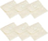 3x3 Inch Velvet Jewelry Pouches, 6 Pcs Packaging Gift Bags with Snap Button for Bracelet Necklace Rings Watch, Beige