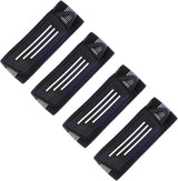 4 Pack Elastic Bike Bicycle Ankle Leg Riding Puttee Cycling Safety Bind Pant Bands Clip Strap Belt Fully Adjustable for Cycling, Jogging, Camping 
