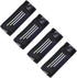 4 Pack Elastic Bike Bicycle Ankle Leg Riding Puttee Cycling Safety Bind Pant Bands Clip Strap Belt Fully Adjustable for Cycling, Jogging, Camping 