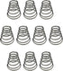10 Pack 304 Stainless Steel Universal Quick Release Bike Wheel Skewer Springs 