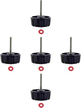 5 Pack Screws Nuts Caps for Fishing Spinning Reels Knob Power Handle Grip 