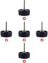 5 Pack Screws Nuts Caps for Fishing Spinning Reels Knob Power Handle Grip 
