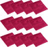 4x4 Inch Velvet Jewelry Pouches, 12 Pcs Packaging Gift Bags with Snap Button for Bracelet Necklace Rings Watch, Rose Red