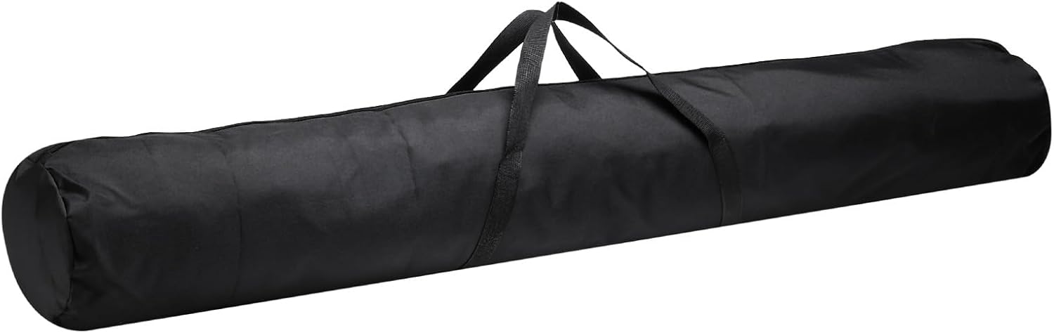 Folding Camping Chair Replacement Bag 47.2" x 5.5", Portable Storage Tent with Handle Strap for Outdoor Hiking Travel, Black - 5.5"